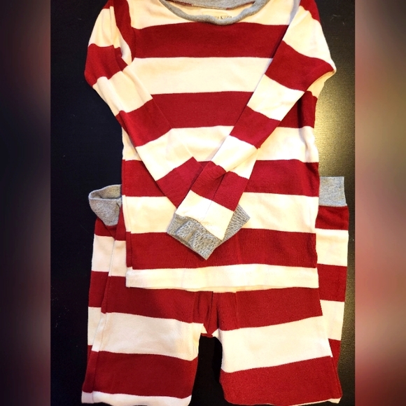 Burt's Bees Baby Pajamas Burts Bees Baby Striped Family Jammies Pajama Set Rugby Stripe Red